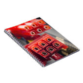 Kabelanschluss eines Computers Notizblock (Rechte Seite)