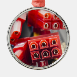 Kabelanschluss eines Computers Ornament Aus Metall