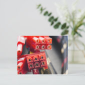 Kabelanschluss eines Computers Postkarte (Stehend Vorderseite)