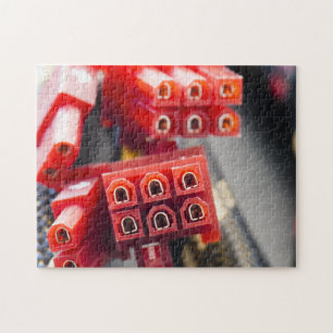 Kabelanschluss eines Computers Puzzle