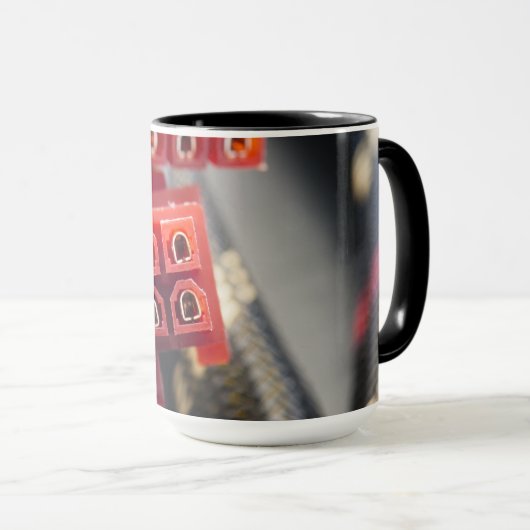 Kabelanschluss eines Computers Tasse (VorderseiteRechts)