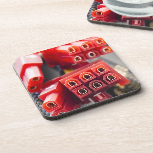 Kabelanschluss eines Computers Untersetzer (Linke Seite)