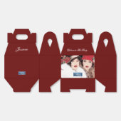 Kabelbox 1 Burg(Winter Red 2) RFPMDesign ©️ 2024 Geschenkschachtel (Ungeklappt)