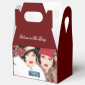 Kabelbox 1 Burg(Winter Red 2) RFPMDesign ©️ 2024 Geschenkschachtel (Offen)