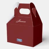 Kabelbox 1 Burg(Winter Red 2) RFPMDesign ©️ 2024 Geschenkschachtel (Rückseite)