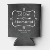 Kabelbrett-Aussehen Hochzeit kann kühler Dosenkühler (Vorderseite)