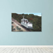 Kabelfernsehen im Incleinblick Leinwanddruck (Insitu (Holzboden))