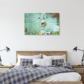 Kabelfernsehen über den Whirlpool Leinwanddruck (Insitu (Schlafzimmer))