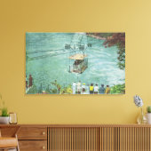 Kabelfernsehen über den Whirlpool Leinwanddruck (Insitu (Wohnzimmer))