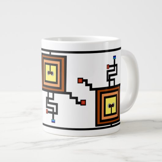Kabelgebundene Tasse (Vorderseite Rechts)