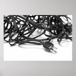 Kabelgewirr des Powers Poster