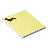 Kabelhaar-Dackel Notizblock (angewinkelt)