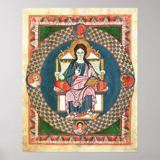 Kabeljau. 1948 Christus in Majestät Poster (Vorne)