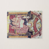 Kabeljau 22. f.85v St Luke der Evangelist, von Puzzle (Horizontal)