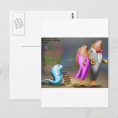 Kabeljaufischerei Beggar Offbeat Funny Geschenke & Postkarte (Vorne/Hinten)