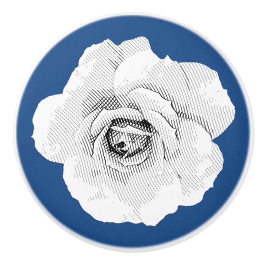 Kabelknopf für benutzerdefinierte Rose Keramikknauf (Vorderseite)