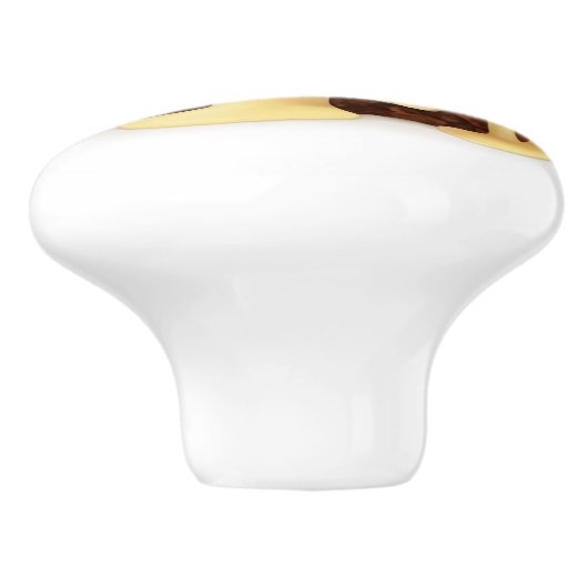 Kabelknöpfe Keramikknauf (Seitenansicht)