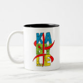 Kabellack Zweifarbige Tasse (Links)