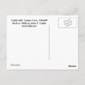 Kabelmeile Postkarte (Rückseite)
