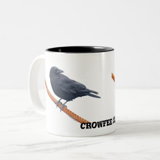 KABELN AUF KABELN-Tasse Zweifarbige Tasse (Vorderseite Links)