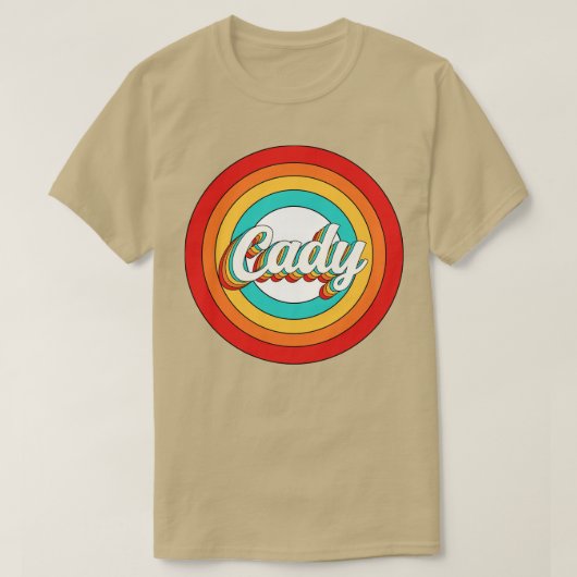 Kabelname Shirt Vintager Kabelkreis (Design vorne)