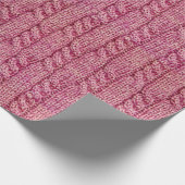 Kabelpulli für Stricks Geschenkpapier (Ecke)