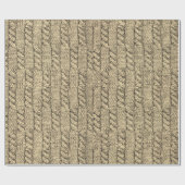 Kabelpulli für Stricks Geschenkpapier (Flach)