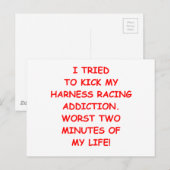 Kabelrennen Postkarte (Vorne/Hinten)