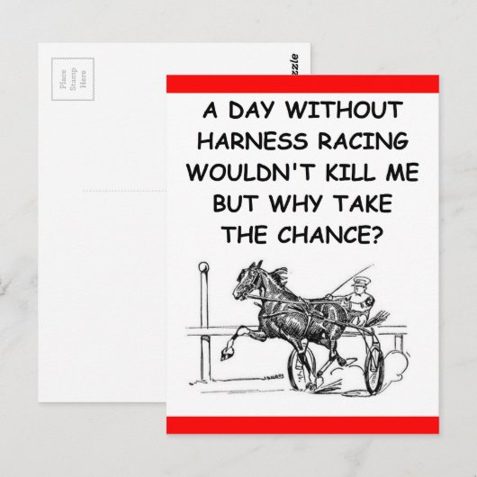 Kabelrennen Postkarte (Vorne/Hinten)