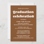 KABELRETRO HAT SICH AN DER GRAD FOTO GRAD INVITE EINLADUNG (Rückseite)