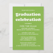 KABELRETRO HAT SICH AN DER GRAD FOTO GRAD INVITE EINLADUNG (Rückseite)