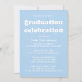 KABELRETRO HAT SICH AN DER GRAD FOTO GRAD INVITE EINLADUNG (Rückseite)