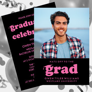 KABELRETRO HAT SICH AN DER GRAD FOTO GRAD INVITE EINLADUNG