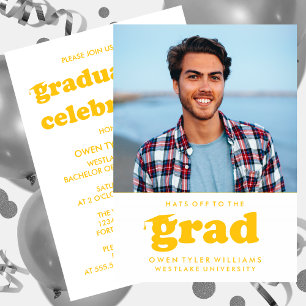 KABELRETRO HAT SICH AN DER GRAD FOTO GRAD INVITE EINLADUNG