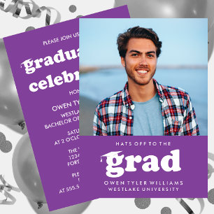 KABELRETRO HAT SICH AN DER GRAD FOTO GRAD INVITE EINLADUNG