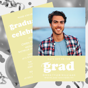 KABELRETRO HAT SICH AN DER GRAD FOTO GRAD INVITE EINLADUNG