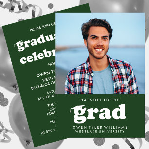 KABELRETRO HAT SICH AN DER GRAD FOTO GRAD INVITE EINLADUNG