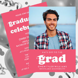 KABELRETRO HAT SICH AN DER GRAD FOTO GRAD INVITE EINLADUNG