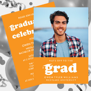 KABELRETRO HAT SICH AN DER GRAD FOTO GRAD INVITE EINLADUNG