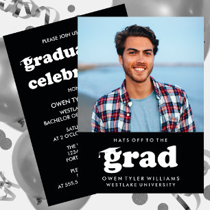 KABELRETRO HAT SICH AN DER GRAD FOTO GRAD INVITE EINLADUNG