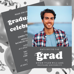 KABELRETRO HAT SICH AN DER GRAD FOTO GRAD INVITE EINLADUNG