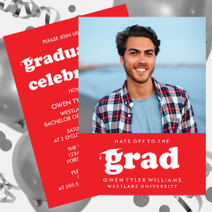 KABELRETRO HAT SICH AN DER GRAD FOTO GRAD INVITE EINLADUNG