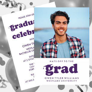 KABELRETRO HAT SICH AN DER GRAD FOTO GRAD INVITE EINLADUNG