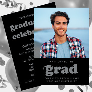 KABELRETRO HAT SICH AN DER GRAD FOTO GRAD INVITE EINLADUNG