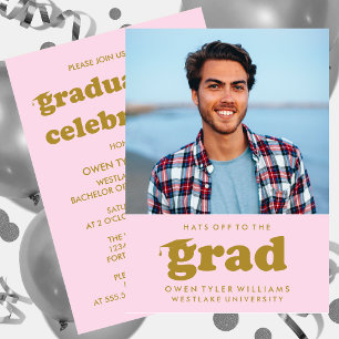 KABELRETRO HAT SICH AN DER GRAD FOTO GRAD INVITE EINLADUNG