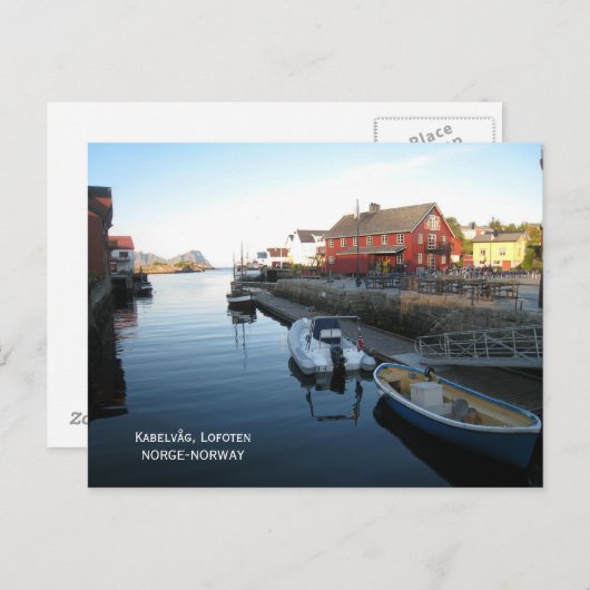 Kabelvåg, Lofoten Postkort Postcard Postkarte (Vorne/Hinten)