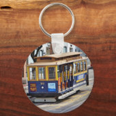 Kabelwagen in San Francisco Schlüsselanhänger (Vorderseite)