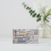 Kabelwagen in San Francisco Visitenkarte (Stehend Vorderseite)