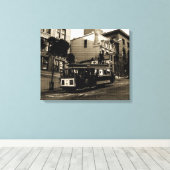 Kabelwagen Leinwanddruck (Insitu (Holzboden))