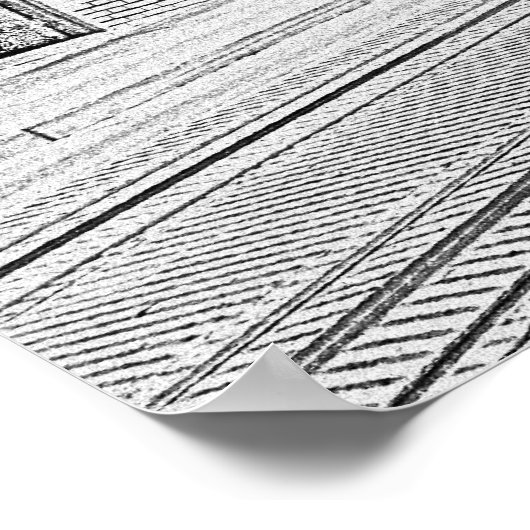 Kabelwagen Poster (Ecke)